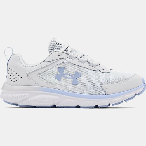 Under Armour Women's UA Charged Assert 9 Running Shoes (Halo Gray / White)